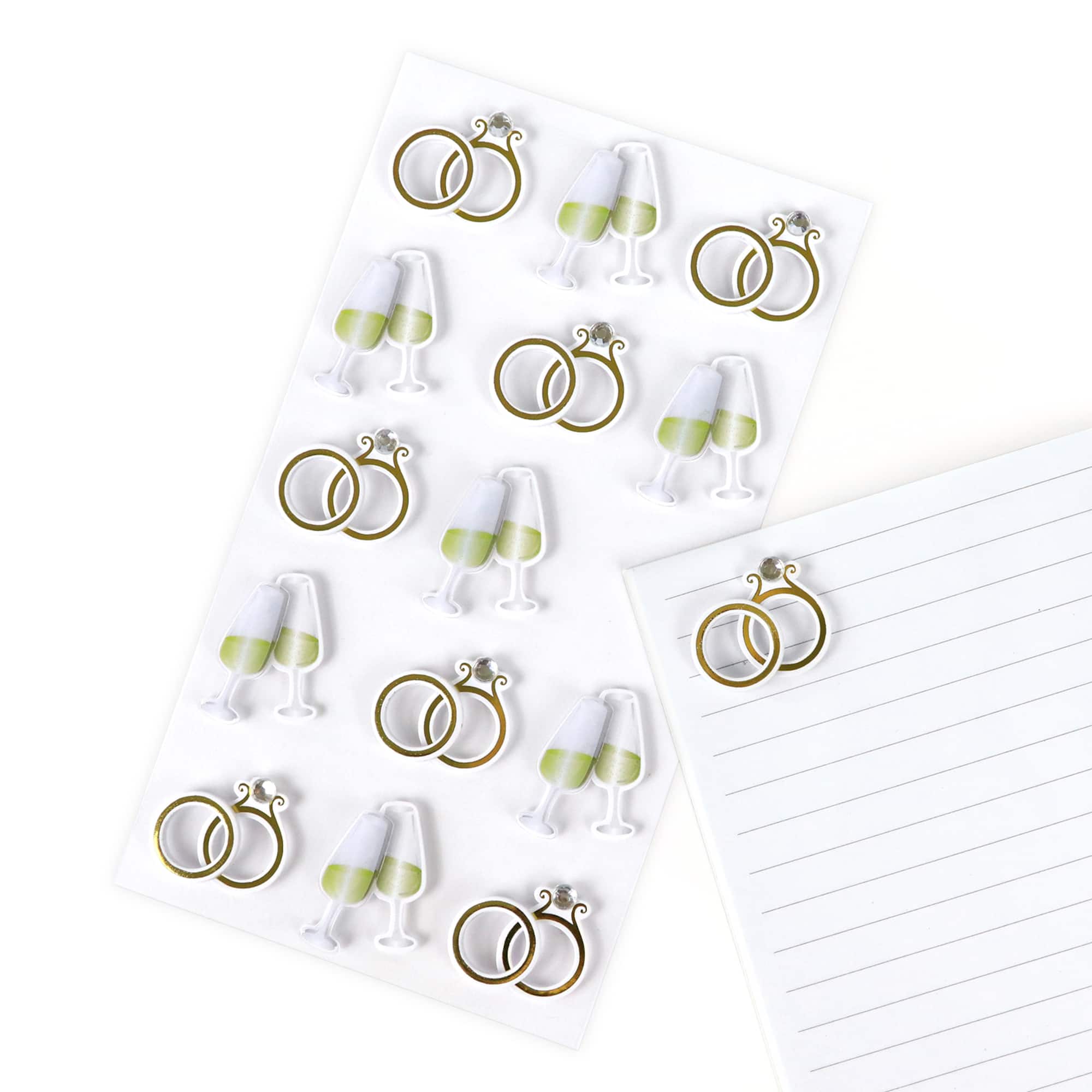 Ring & Glasses Stickers Stickers by Recollections™